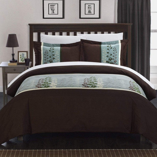 chic home Victoria 3 Piece Floral Duvet Cover Set