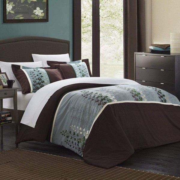 Chic Home Victoria 7 Piece Floral Duvet Cover Set