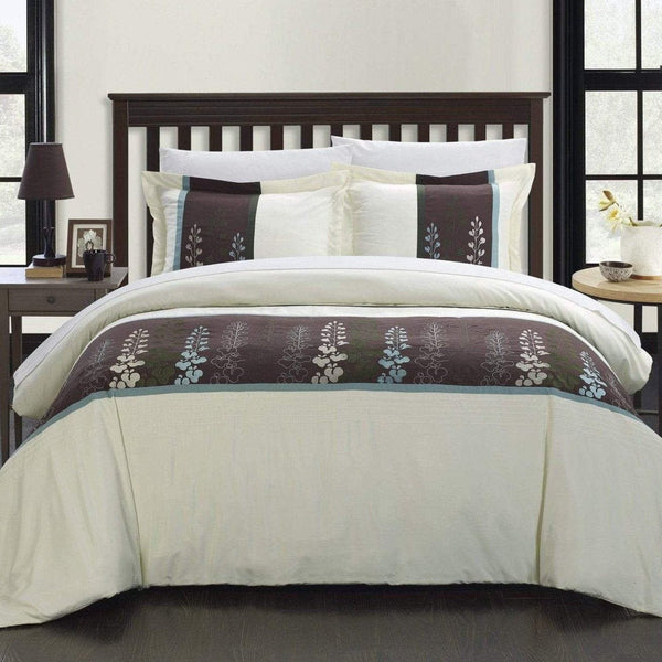 Chic Home Victoria 7 Piece Floral Duvet Cover Set