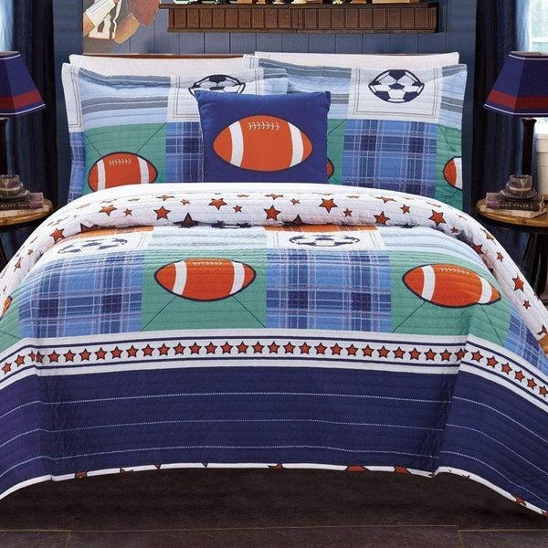 chic home Vintage 4 Piece Reversible Quilt Set