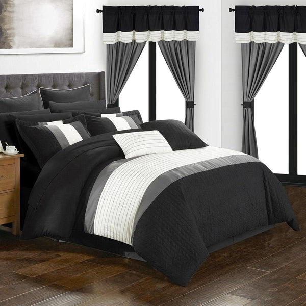 Chic Home Vixen 24 Piece Embroidered Comforter Set