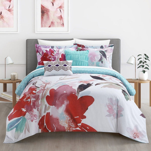 chic home Waldorf 5 Piece Reversible Comforter Set