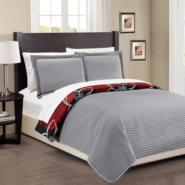Chic Home Woodside 3 Piece Floral Quilt Set