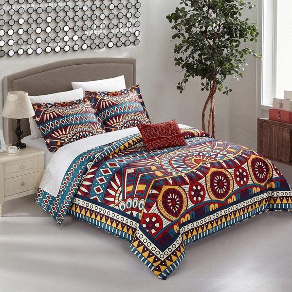 chic home Zaiden 8 Piece Boho Duvet Cover Set