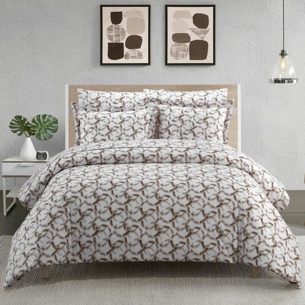 chic home Chrisley 7 Piece Watercolor Duvet Cover Set