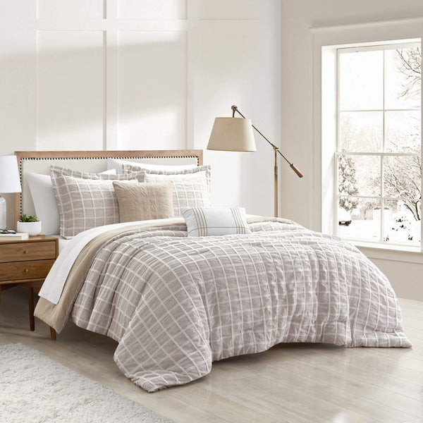 Chic Home Christine 5 Piece Sherpa Textured Comforter Set