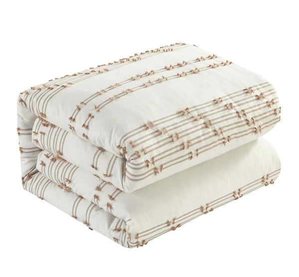 Chic Home Desiree 5 Piece Cotton Jacquard Comforter