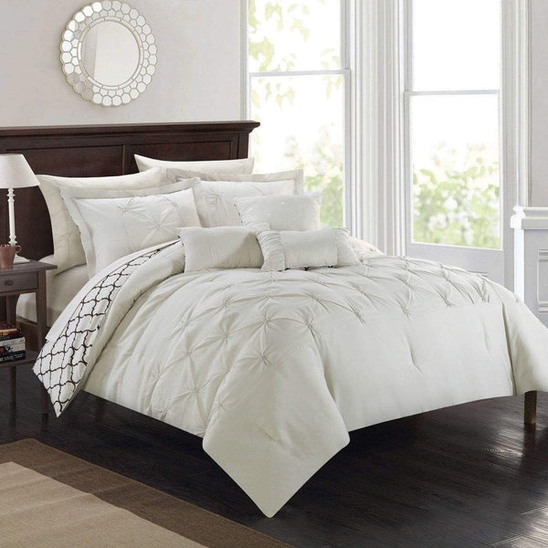 chic home Dorothy 10 Piece Reversible Comforter Set