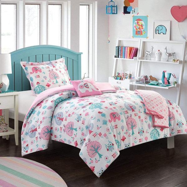 Chic Home Elephant Garden 5 Piece Kids Comforter Set