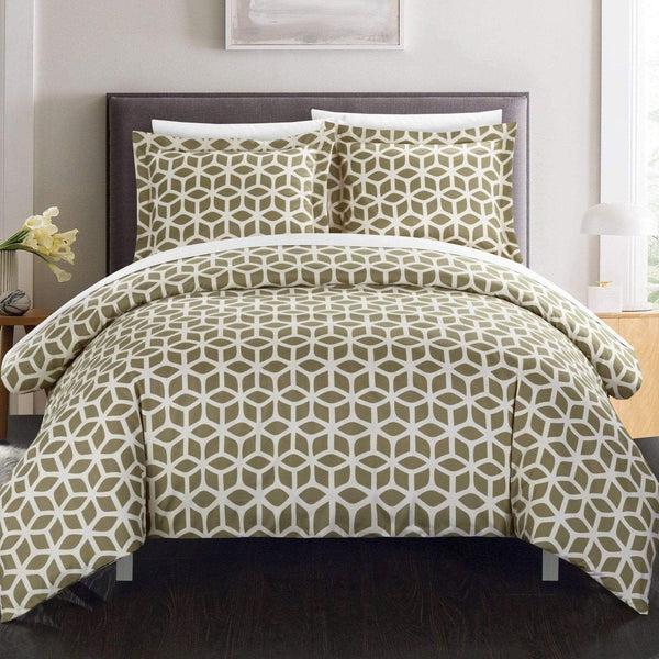 chic home Elizabeth 9 Piece Reversible Duvet Cover Set