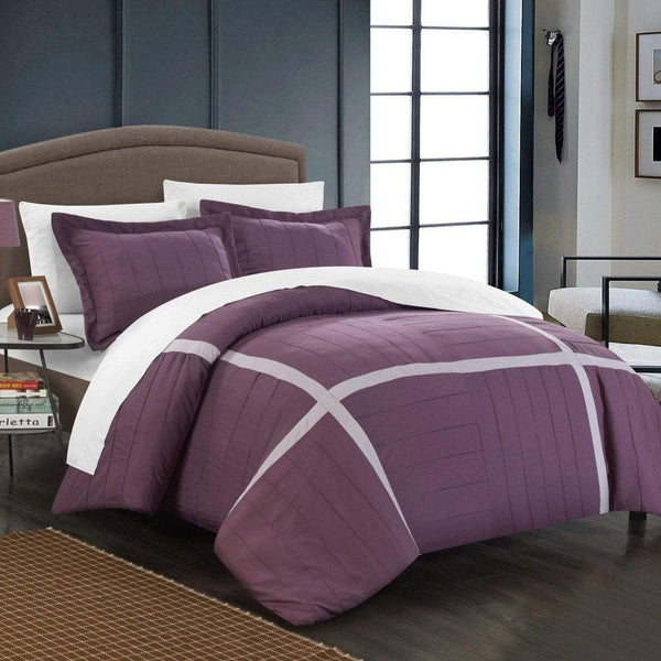 Chic Home Giselle 3 Piece Patchwork Duvet Cover Set