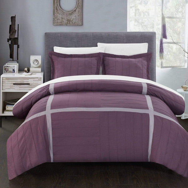Chic Home Giselle 7 Piece Patchwork Duvet Cover Set