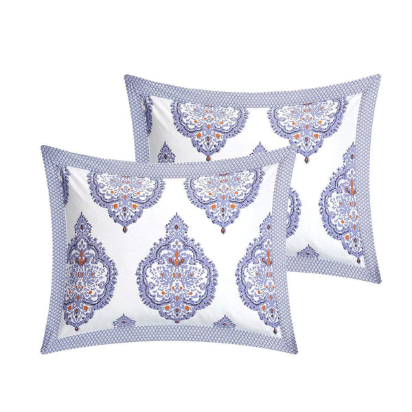 Chic Home Grand Palace 3 Piece 100% Cotton Duvet Cover Set Reversible Global Inspired Print Lavender