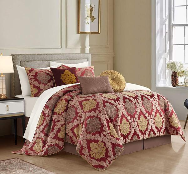 Chic Home Greta 10 Piece Chenille Medallion Comforter Set
