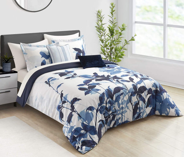 Chic Home Ione 5 Piece Watercolor Floral Comforter Set