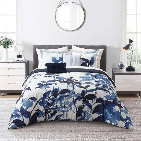 chic home Ione 5 Piece Watercolor Floral Comforter Set