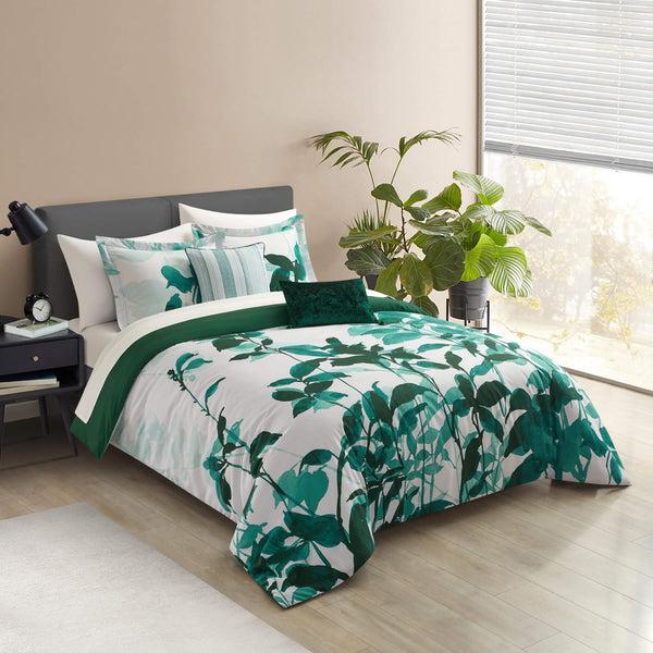 Chic Home Ione 9 Piece Watercolor Floral Comforter Set