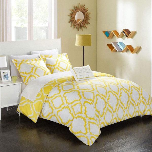 Chic Home Juniper 8 Piece Reversible Duvet Cover Set