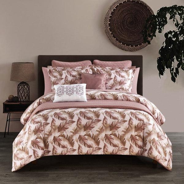chic home Kala 12 Piece Floral Comforter and Quilt Set