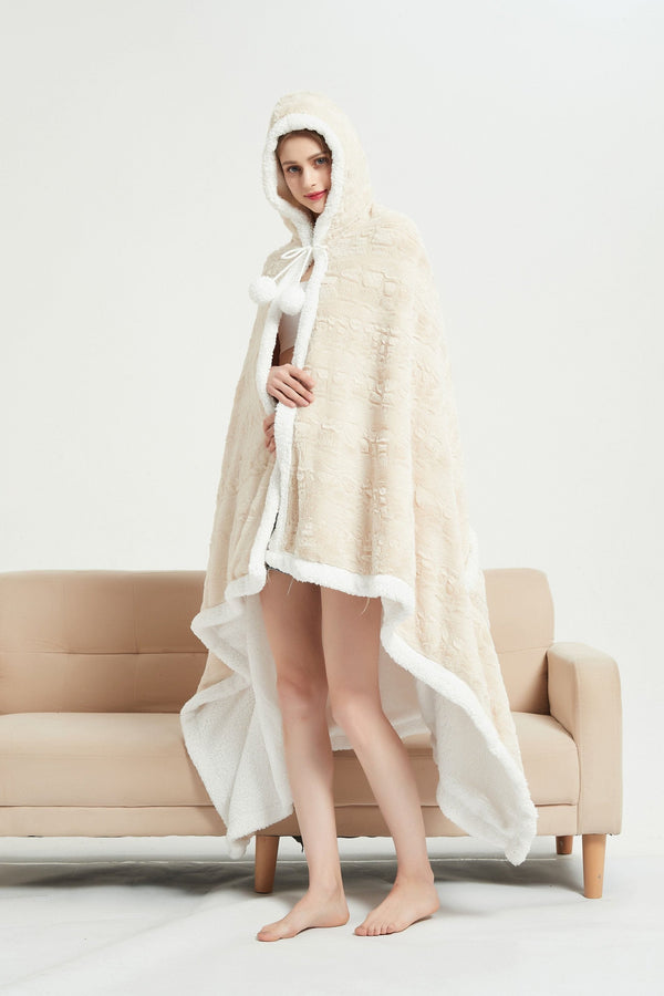 Chic Home Lansing Snuggle Hoodie Animal Pattern Wearable Blanket