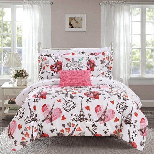 chic home Le Marias 9 Piece Reversible Comforter Set