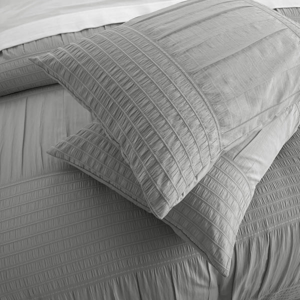 Chic Home Leona 9 Piece Pleated Seersucker Comforter Set