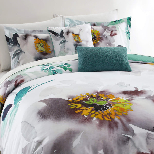 Chic Home Lexie 9 Piece Watercolor Floral Comforter Set