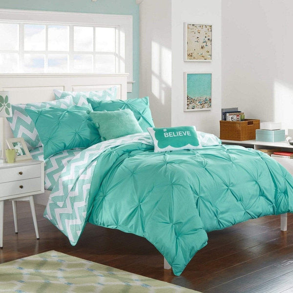 chic home Louisville 9 Piece Reversible Comforter Set