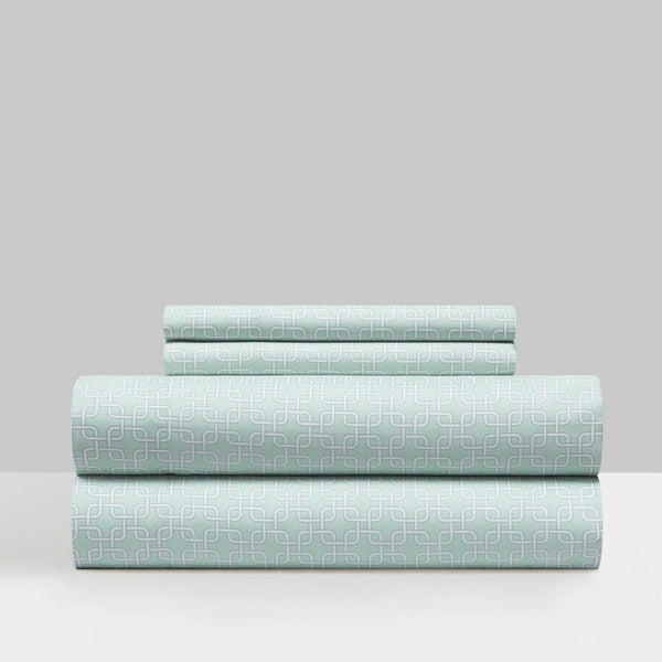 Chic Home Lucille 4 Piece Geometric Pattern Sheet Set