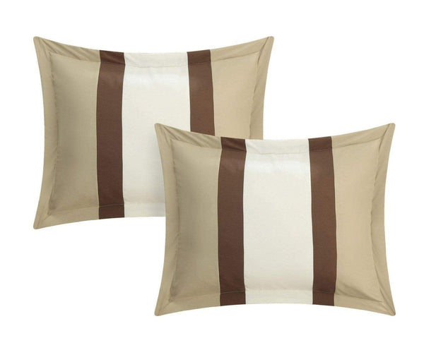 Chic Home Mackenzie 20 Piece Color Block Comforter Set