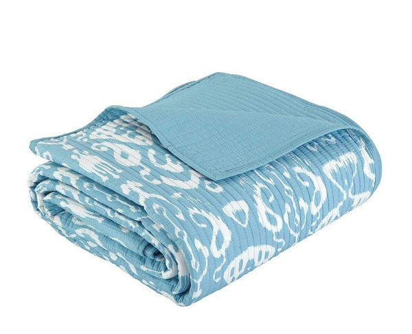 Chic Home Magical Medallion 1 Piece 100% Cotton Quilt Ikat Tribal Stitched