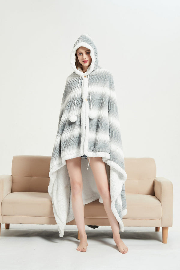 Chic Home Massimo Snuggle Hoodie Animal Pattern Robe