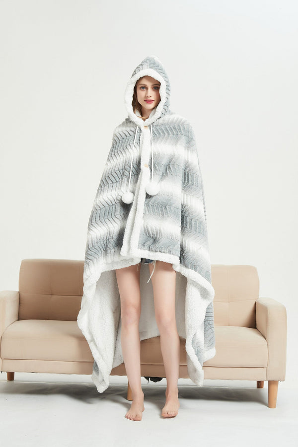 Chic Home Massimo Snuggle Hoodie Animal Pattern Robe