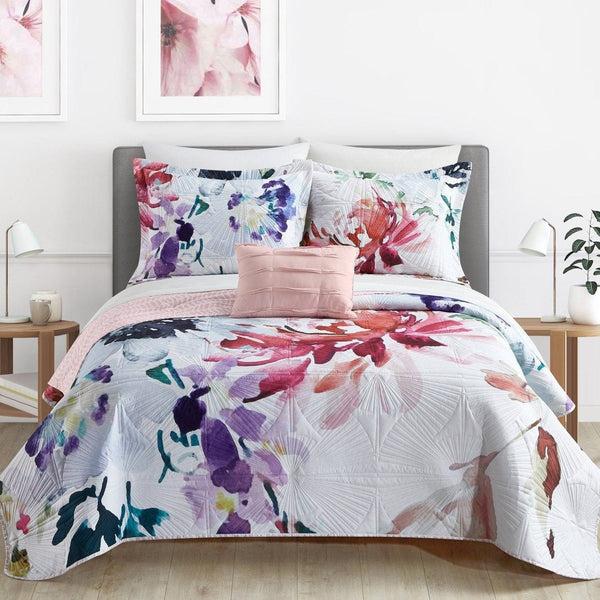 chic home Monte Palace 4 Piece Reversible Quilt Set