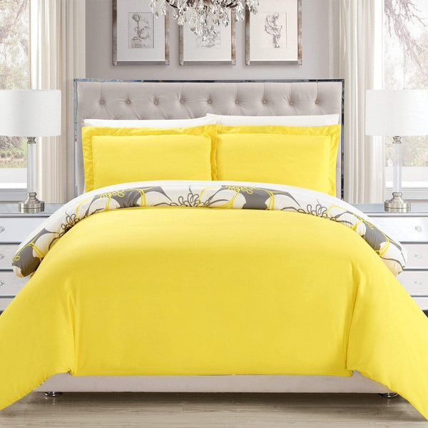 Chic Home Morning Glory 7 Piece Floral Duvet Cover Set