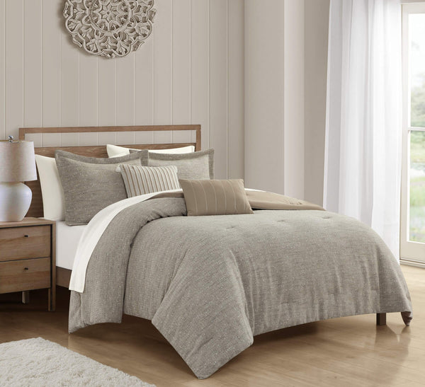 Chic Home Olivier 9 Piece Textured Chenille Comforter Set