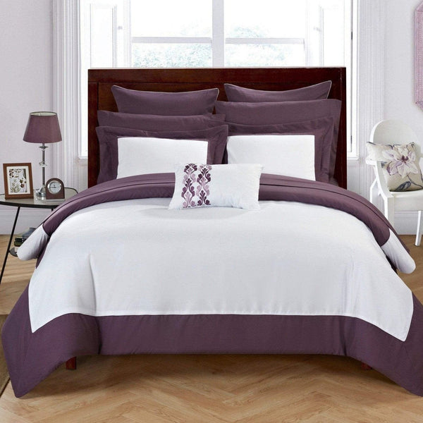 chic home Peninsula 10 Piece Reversible Comforter Set