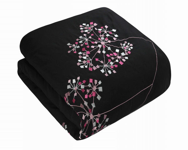 Chic Home Pink Floral 12 Piece Floral Comforter Set
