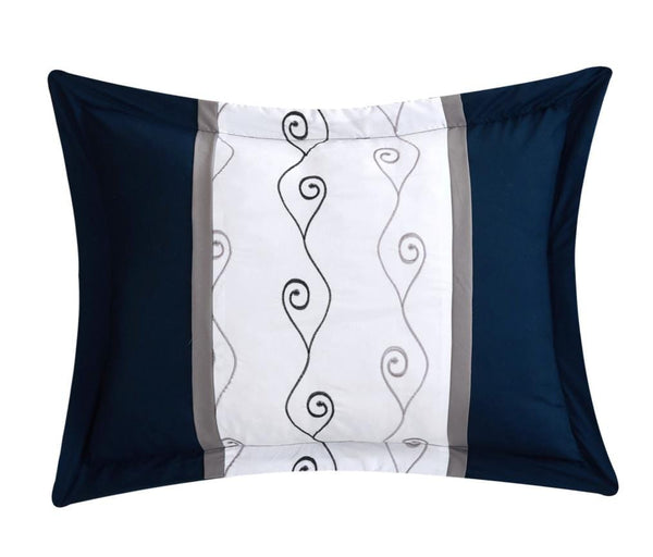 Chic Home Priston 10 Piece Embroidered Comforter Set