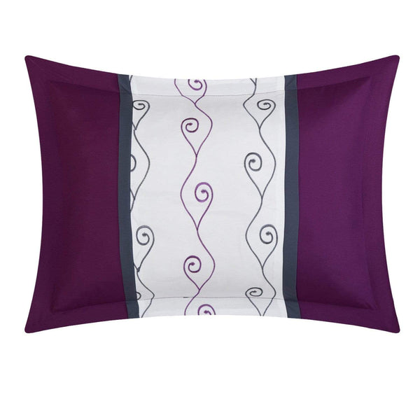 Chic Home Priston 6 Piece Embroidered Comforter Set