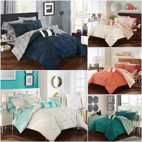 chic home Sabrina 10 Piece Reversible Comforter Set