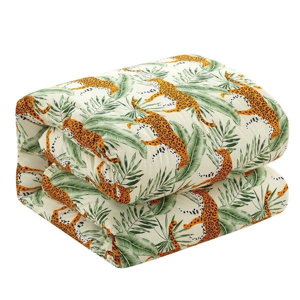 Chic Home Safari 4 Piece Jungle Print Comforter Set