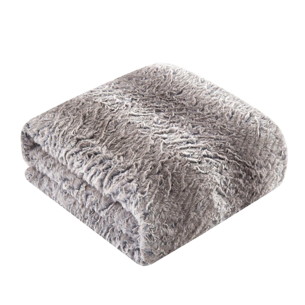 Chic Home Sanda Throw Blanket Cozy Super Soft Ultra Plush Decorative Shaggy Faux Fur Sherpa Lined