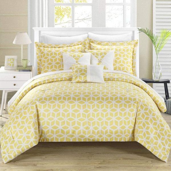 chic home Stefanie 10 Piece Reversible Comforter Set