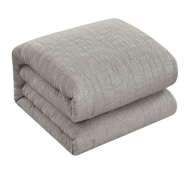 Chic Home Trinity 9 Piece Cotton Blend Jacquard Comforter Set