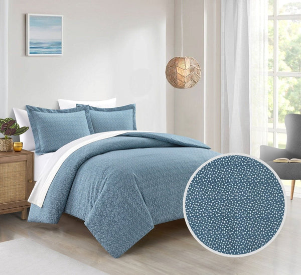 Chic Home Tyson 3 Piece Spotted Print Duvet Cover Set