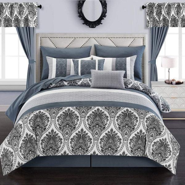 chic home Vivaldi 20 Piece Embroidered Comforter Set