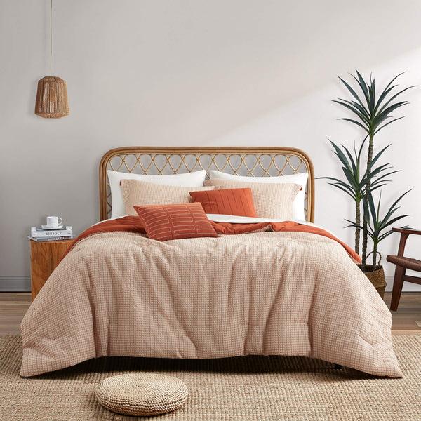chic home Willa 9 Piece Waffle Texture Comforter Set