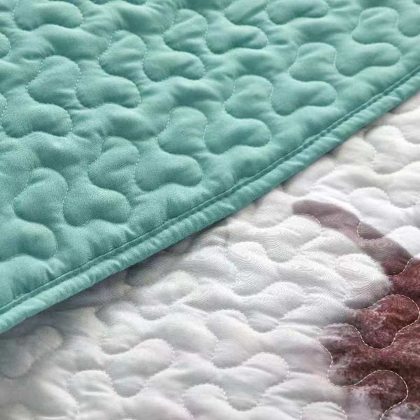 Chic Home Zariah 3 Piece Watercolor Floral Quilt Set