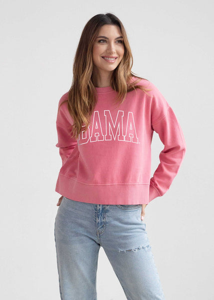 chicka d Alabama Crimson Tide Fine Line Malibu Crew S